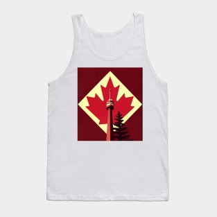 Canada Propaganda Poster Tank Top